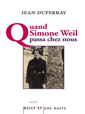 cover image of Quand Simone Weil passa chez nous